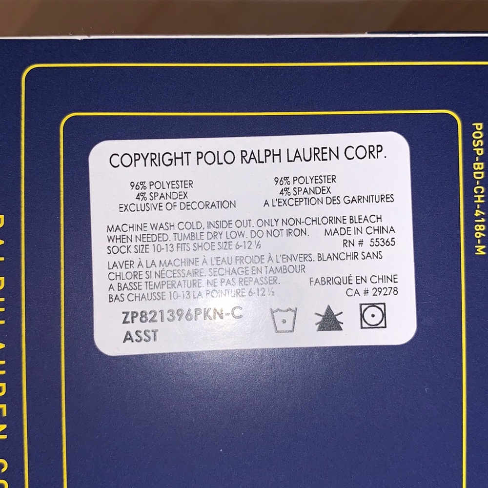 POLO RALPH LAUREN Classic Sport Cushioned 3 Pairs - Picture 7 of 7